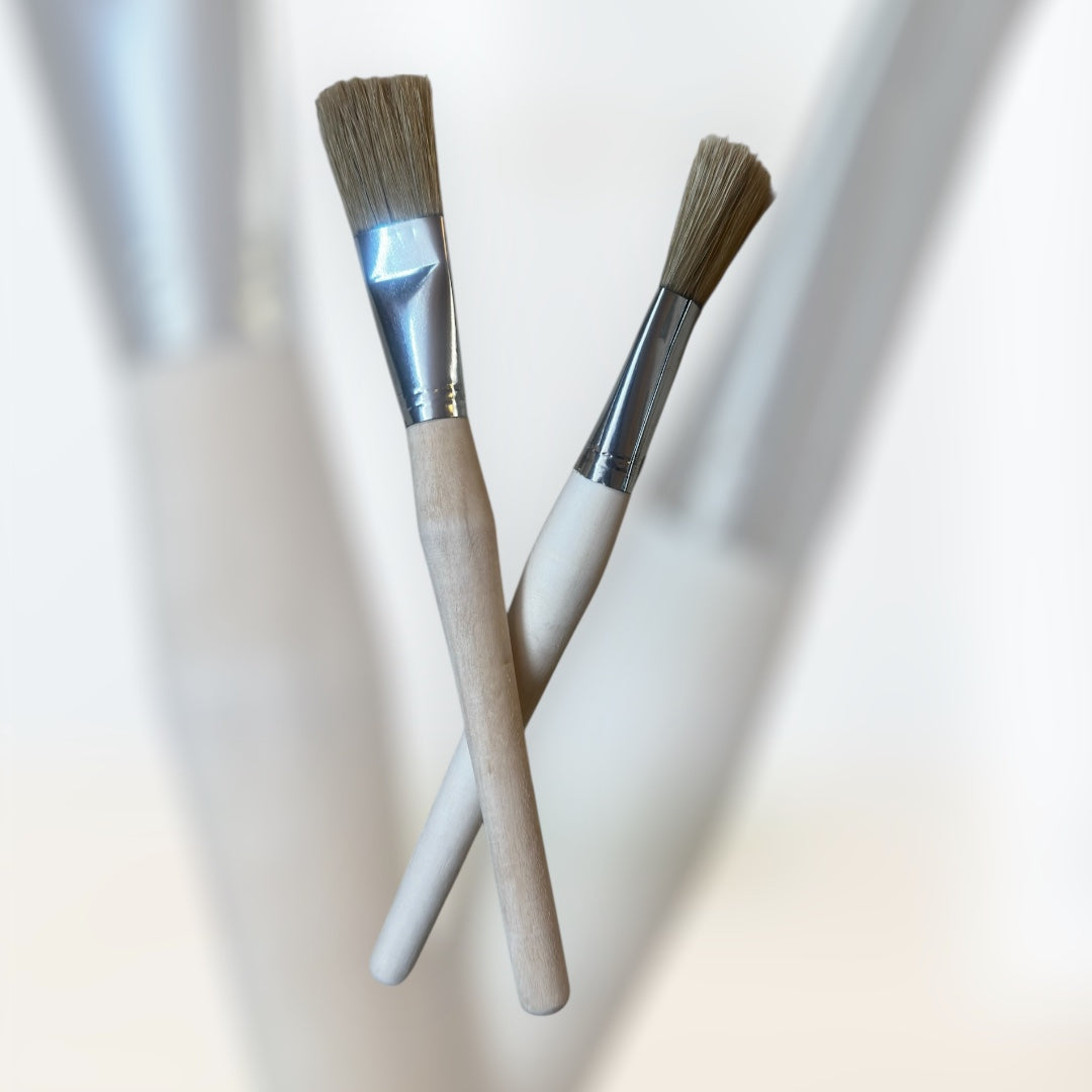 natural bristle Chalk Paint Brush (2)