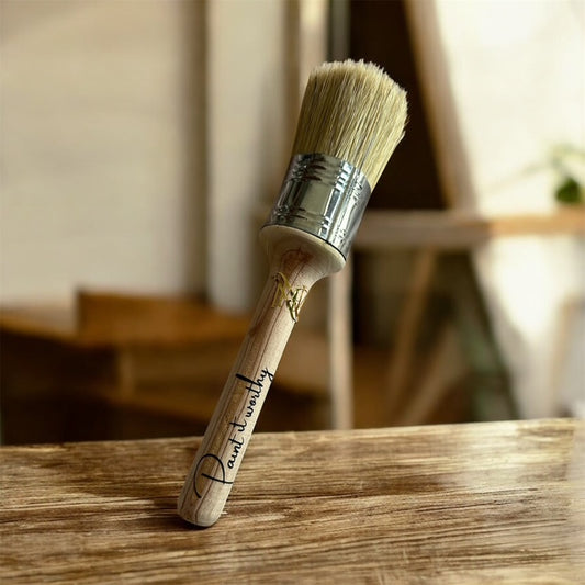 Natural Bristle Round Brush