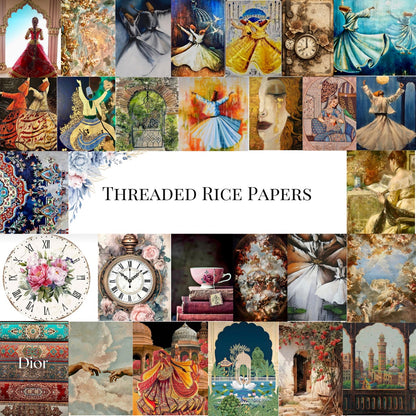 Threaded Ricepapers A4 size